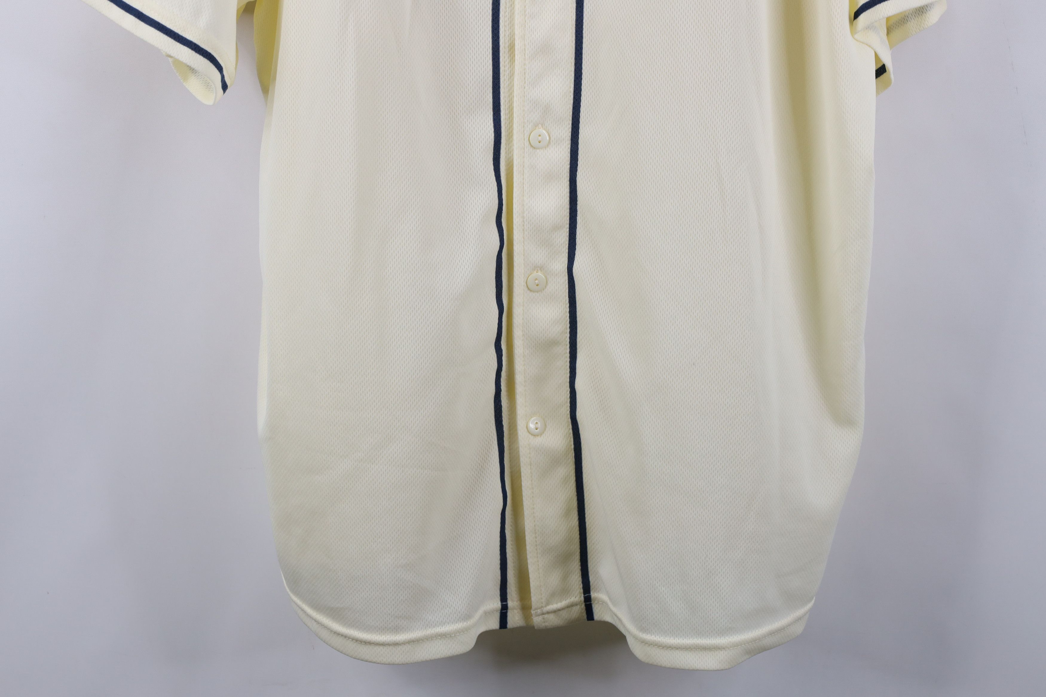 Vintage Vintage Y2K Negro League Detroit Stars Baseball Jersey Cream Size US XXL / EU 58 / 5 - 3 Thumbnail