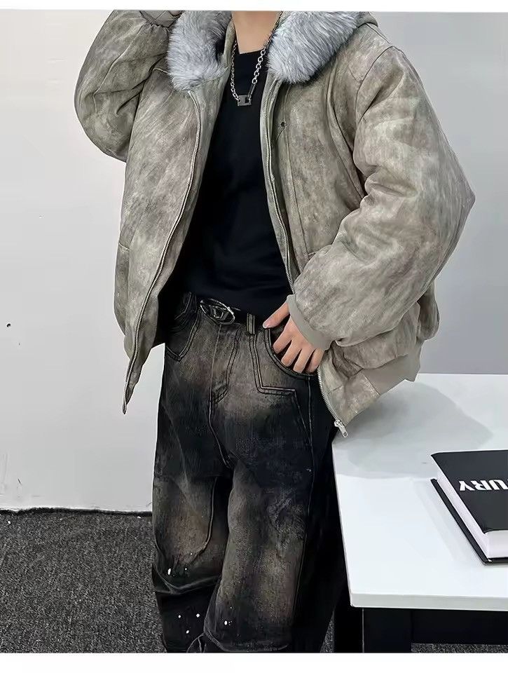 Other Winter Retro Faux Fur Streetwear Warm Coat Jacket Size US XL / EU 56 / 4 - 3 Thumbnail