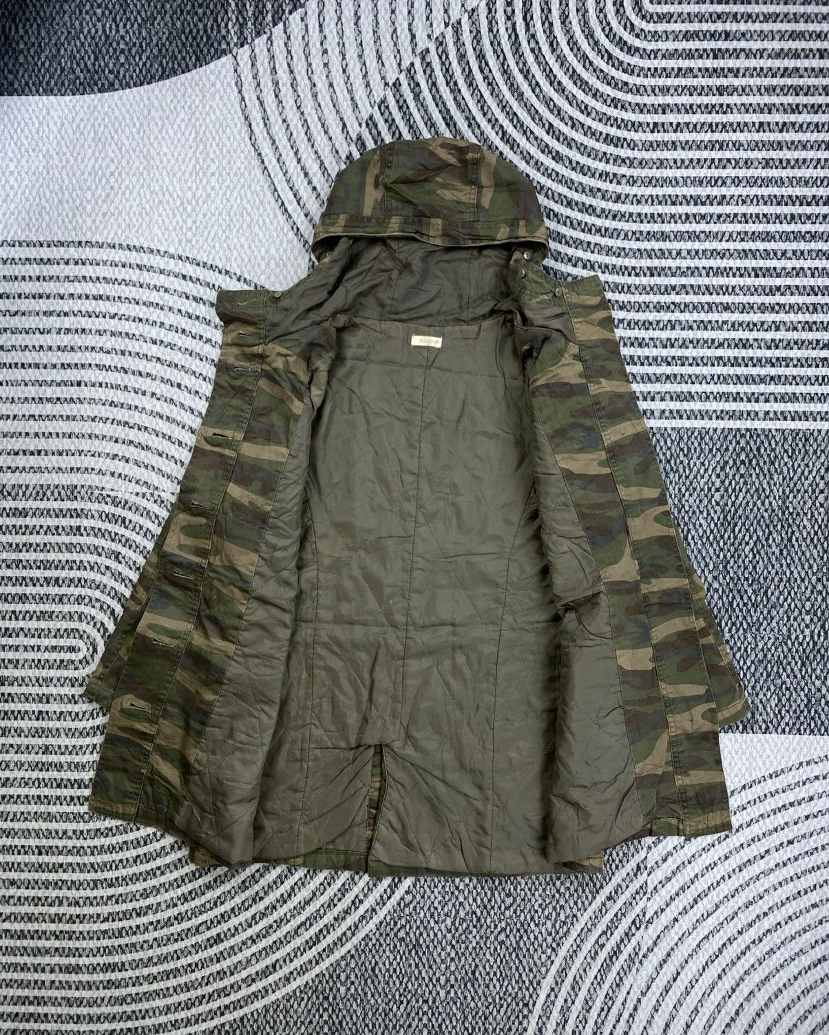 Japanese Brand Camouflage Woodland Japan Military Buttoned Hoodie Jacket Size M / US 6-8 / IT 42-44 - 6 Thumbnail