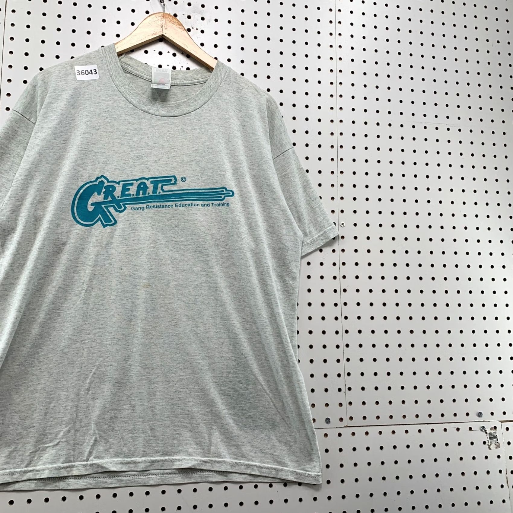 Fruit Of The Loom VINTAGE Fare Graduate Shirt Mens XL Gray GREAT Gang Résistance Shirt Size US XL / EU 56 / 4 - 5 Thumbnail