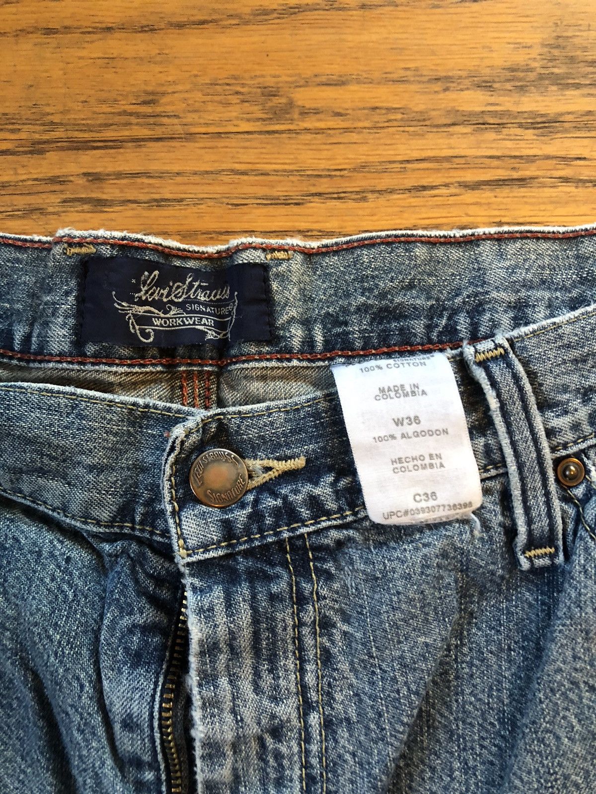 Levi's × Vintage Rare Thrashed Vintage Levi denims Size US 36 / EU 52 - 7 Thumbnail