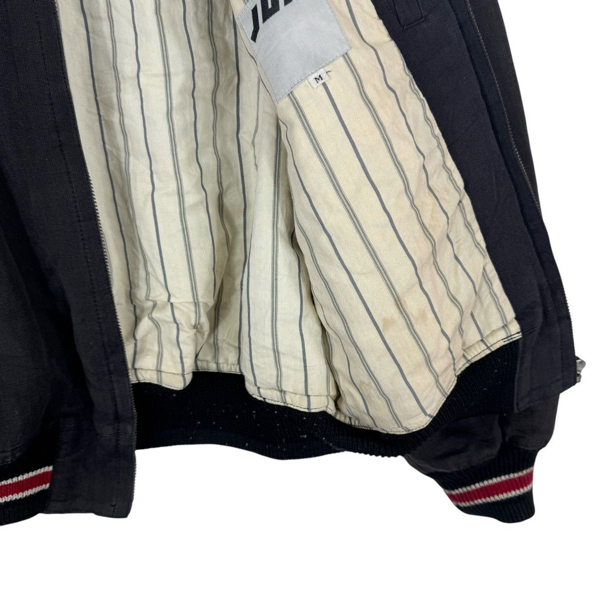 Japanese Brand × Vintage VINTAGE JUN MEN JAPANESE BRAND BOMBER ZIPPER JACKET Size US M / EU 48-50 / 2 - 8 Thumbnail