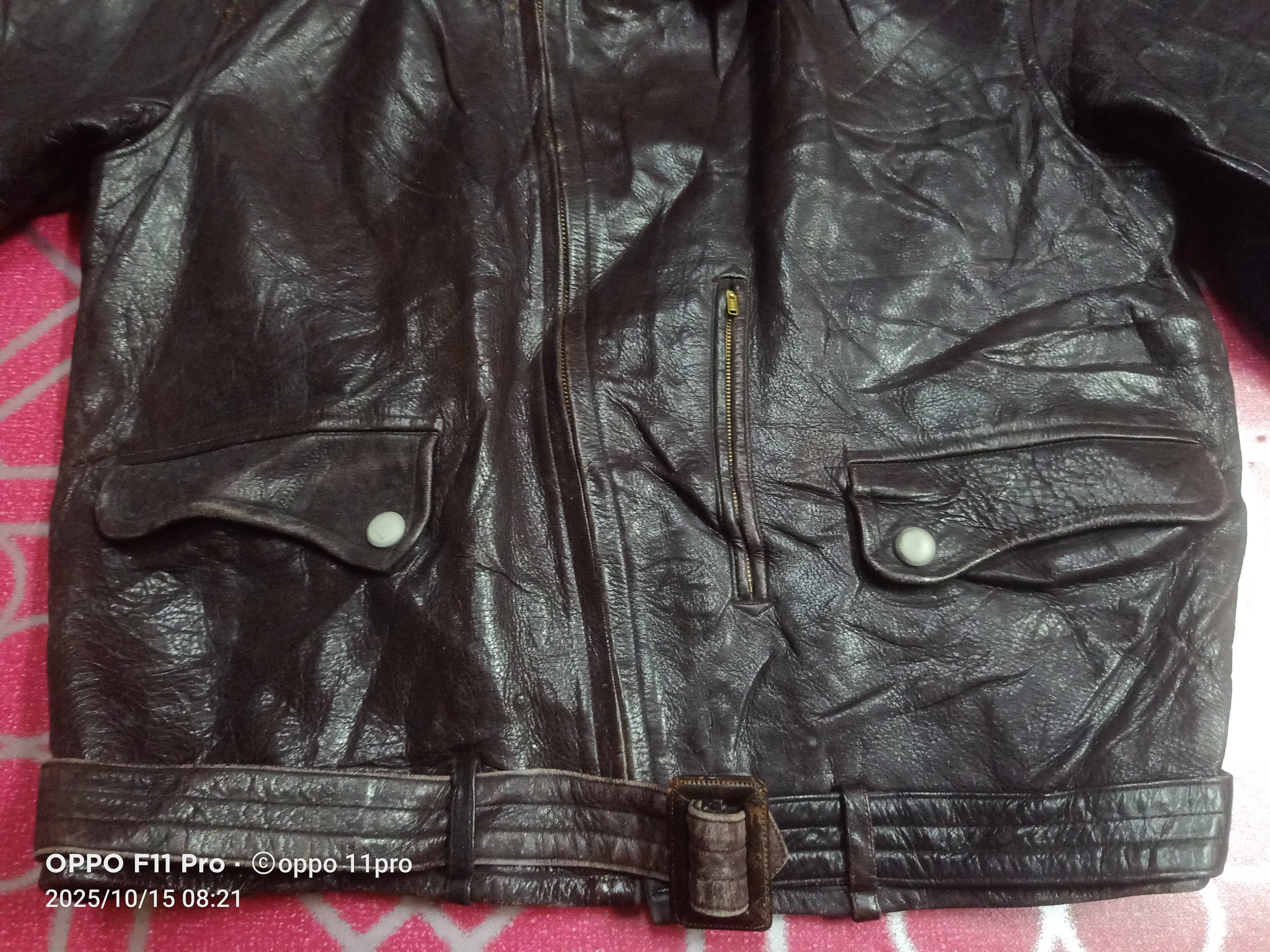 Other 🌟Hawks Jumper Leather Double Collar Jacket Men🌟 Size US L / EU 52-54 / 3 - 6 Thumbnail