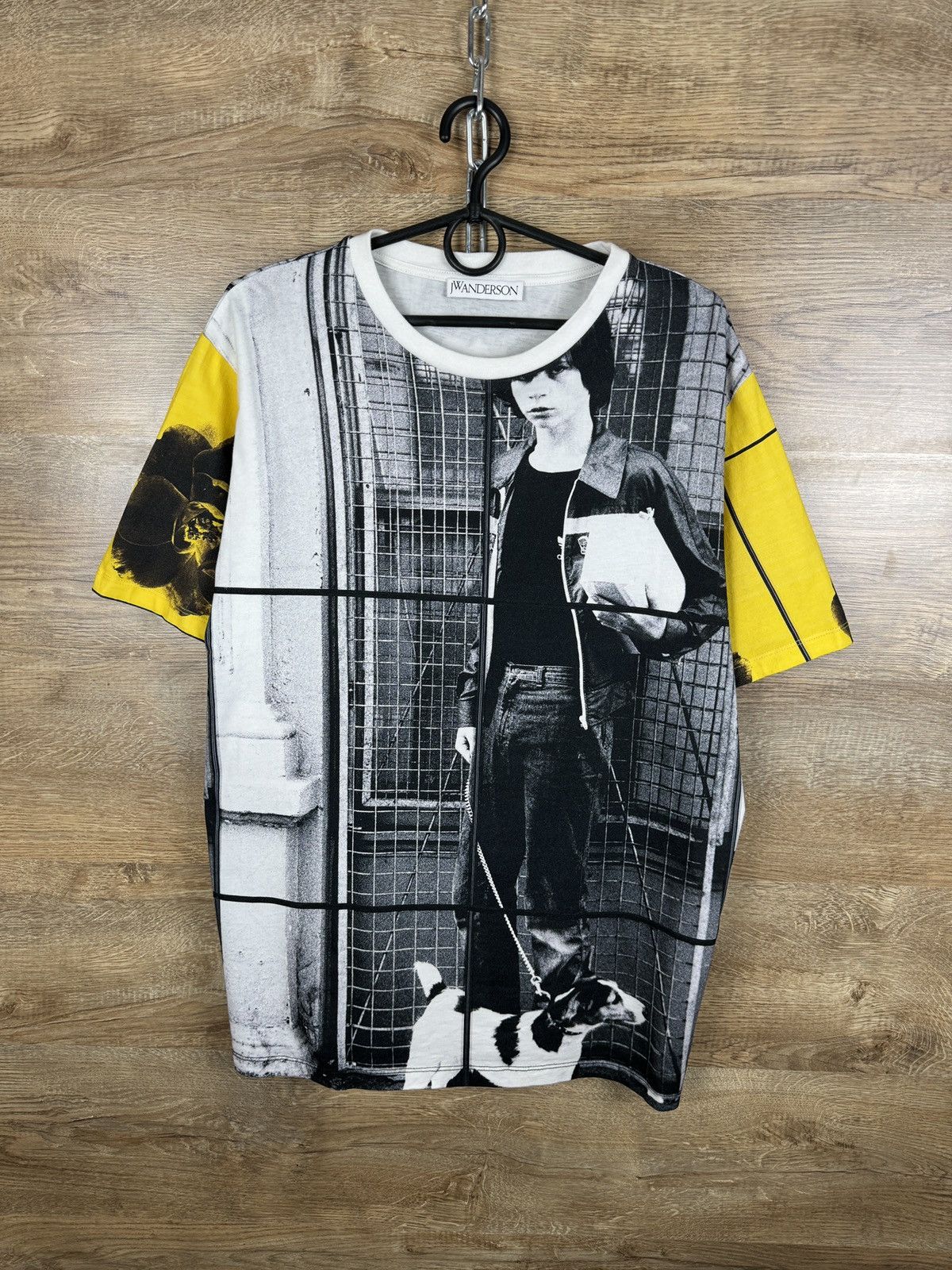 JW Anderson GILBERT & GEORGE DOG BOY ALLOVER PRINT T-SHIRT | Grailed