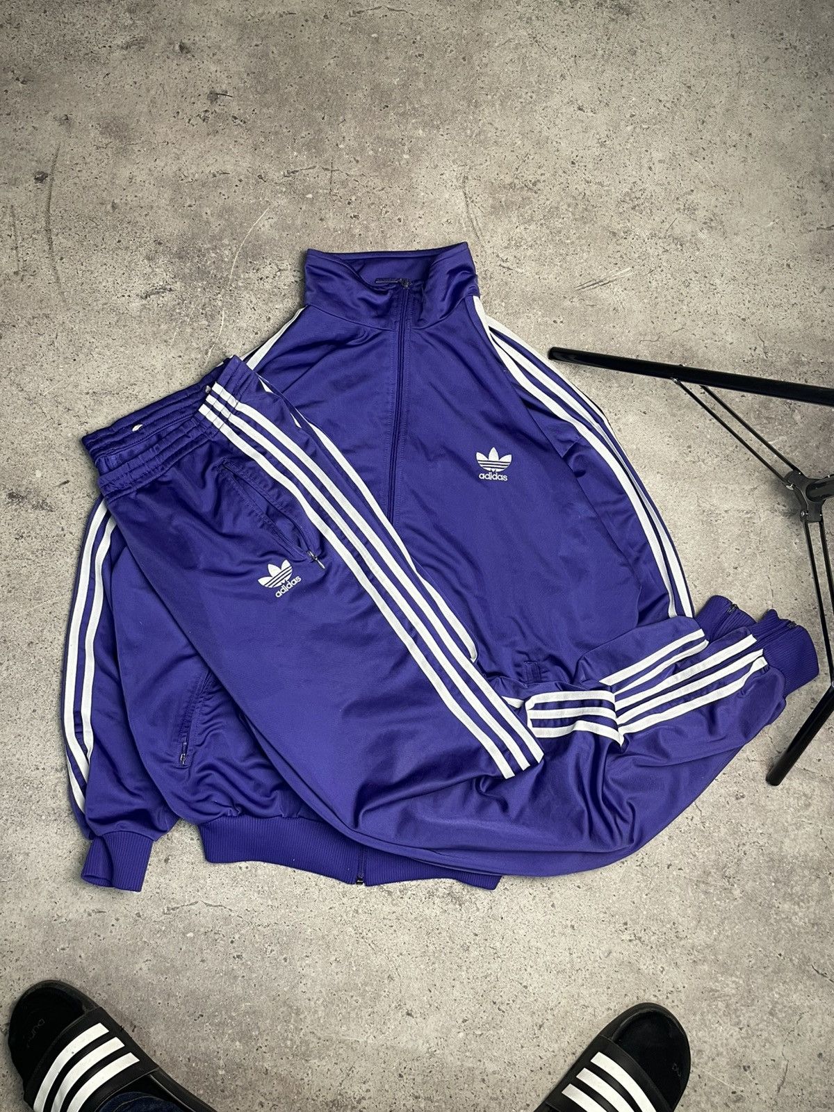 Adidas Vintage Adidas Track Suit 90s Style Size US L / EU 52-54 / 3 - 1 Thumbnail