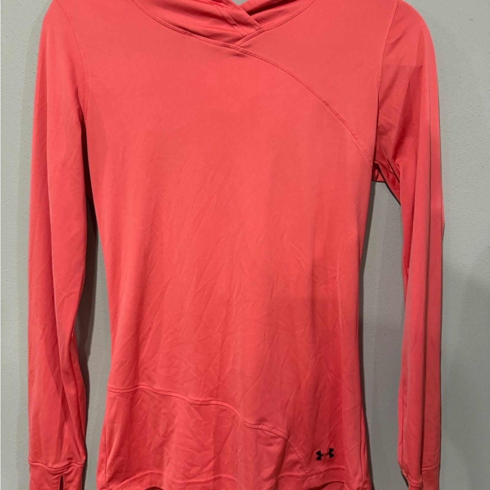 Under Armour Under Armour UA HeatGear Fitted Running Hoodie Pink Sz MD Size M / US 6-8 / IT 42-44 - 7 Thumbnail