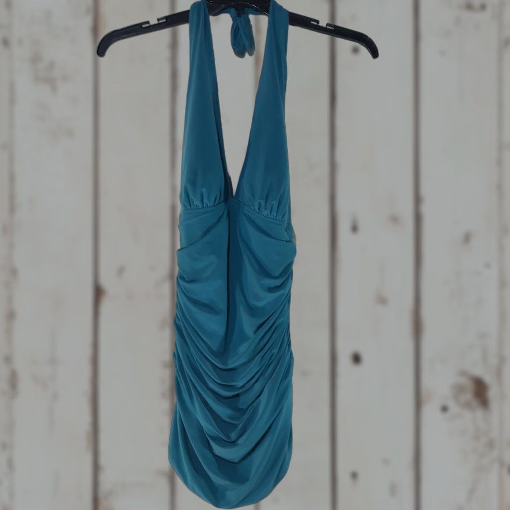 Vintage Vintage Magicsuit Turquoise Halter One Piece Swimsuit Womens Size 10 USA Size L / US 10 / IT 46 - 1 Thumbnail