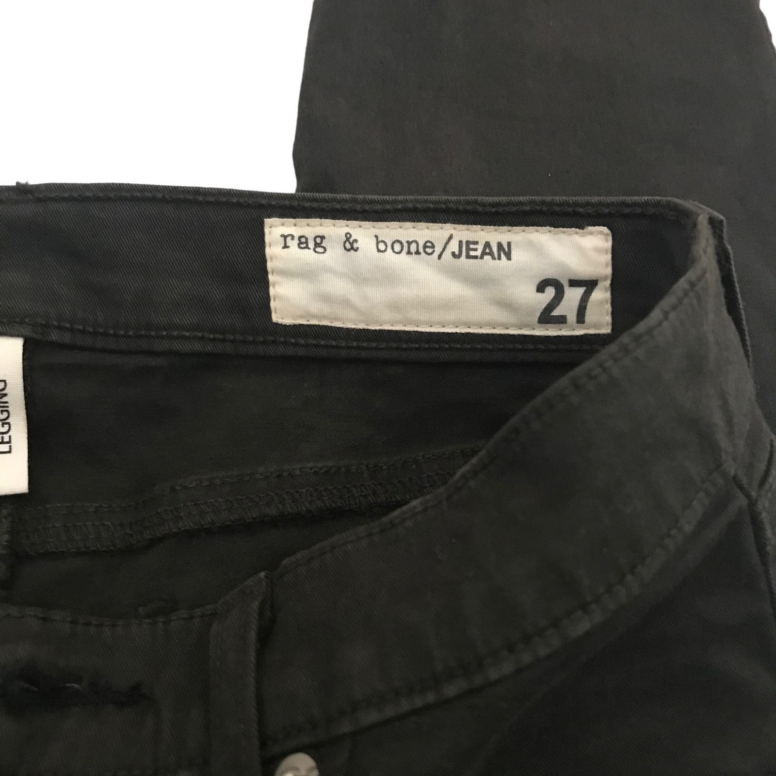 Rag & Bone Rag & Bone Olive Dark Green PFD The Legging Jeans 27 Size 27" / US 4 / IT 40 - 9 Thumbnail
