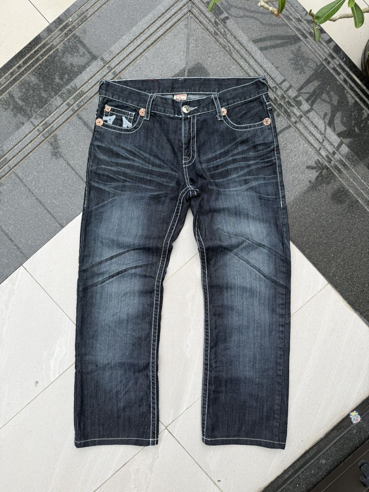 True Religion 90’s TRUE RELIGION RARE DENIM Y2K VINTAGE POCKET LOGO PANTS Size US 34 / EU 50 - 4 Thumbnail