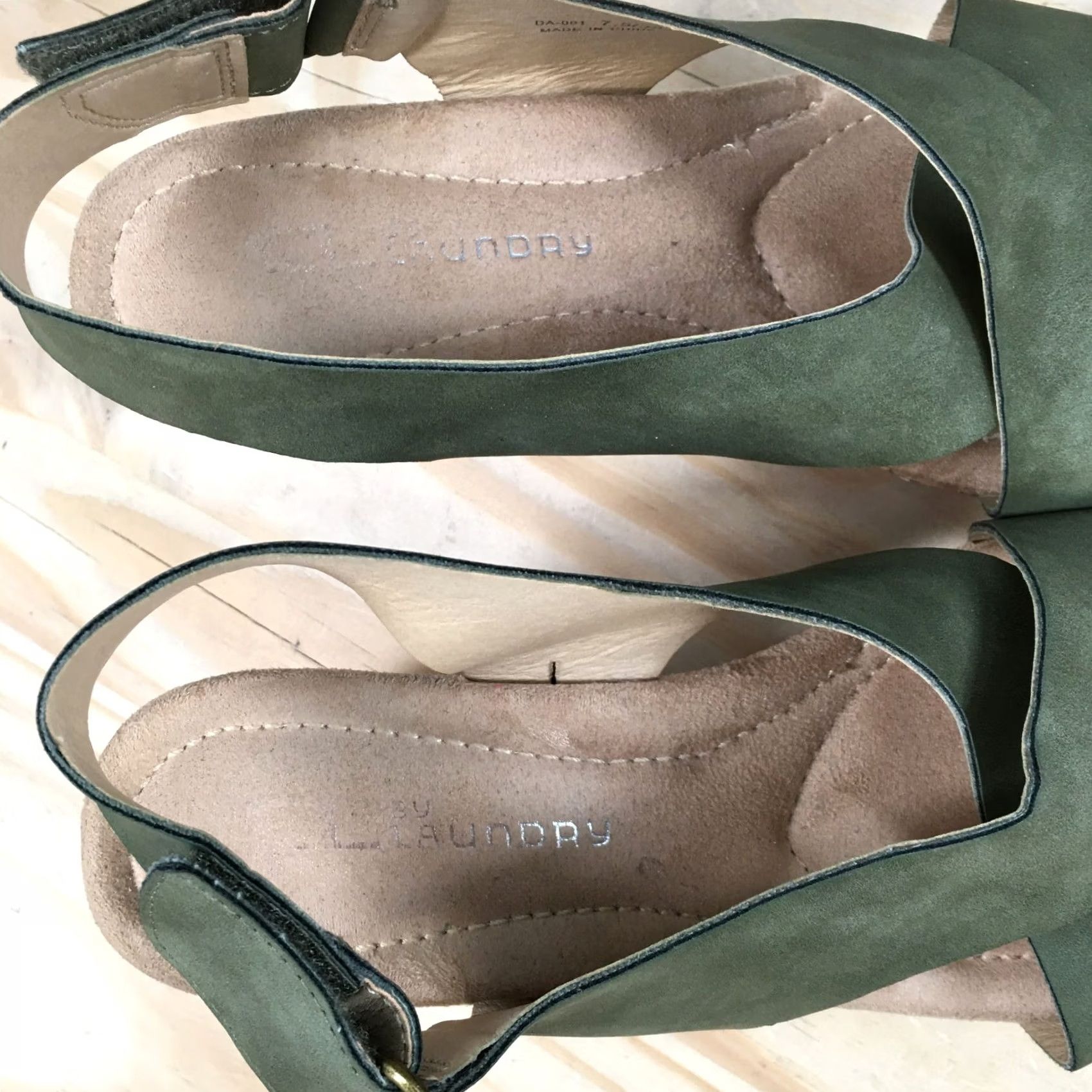 Chinese Laundry Chinese Laundry Sandals Womens 7.5 Slingback Green Wedge High Heel Casual Shoes Women's Casual Sandals Slingback Green 7.5 Size US 8 / IT 38 - 7 Thumbnail