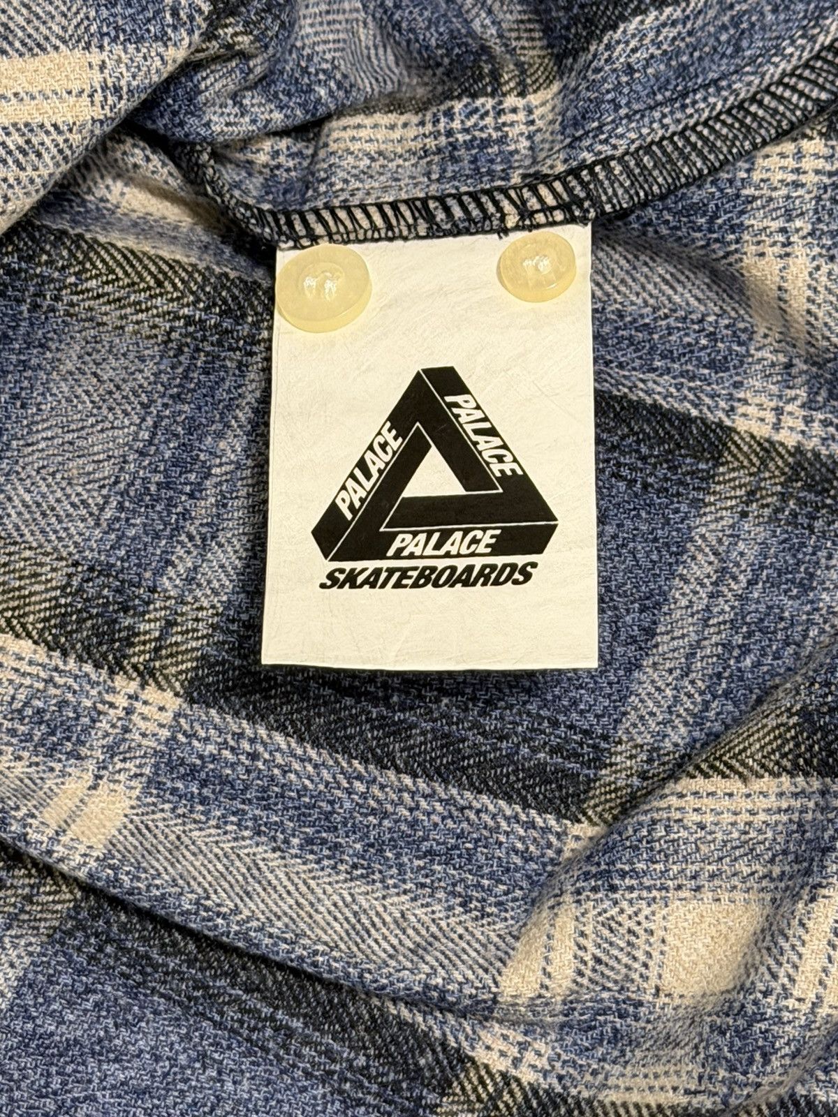 Palace Palace Patchy Flannel Shirt Blue Size L Brand New Size US L / EU 52-54 / 3 - 7 Thumbnail