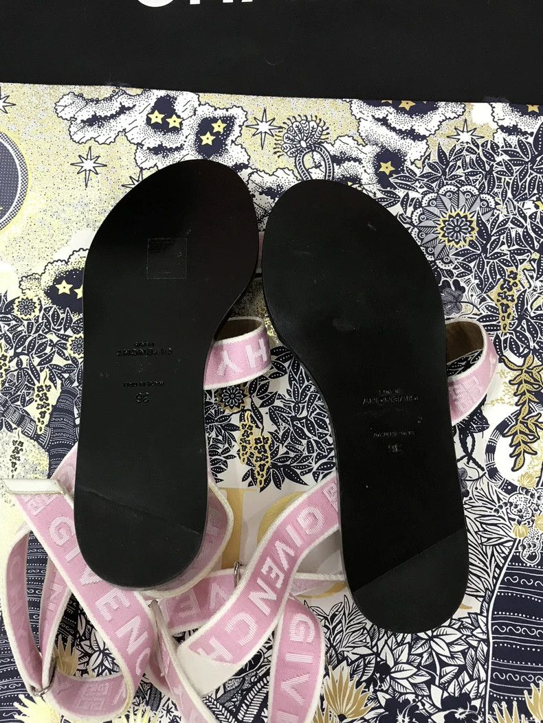 Other Givenchy Sise36 Pink logo magic tape strap sandals, size 36 Size US 7 / EU 40 - 6 Thumbnail