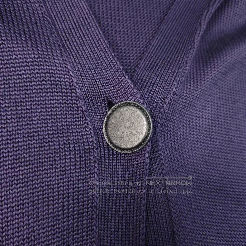 Hermes Hermes Dark Blue Mid-Length Open Cardigan Size XS / US 0-2 / IT 36-38 - 7 Thumbnail