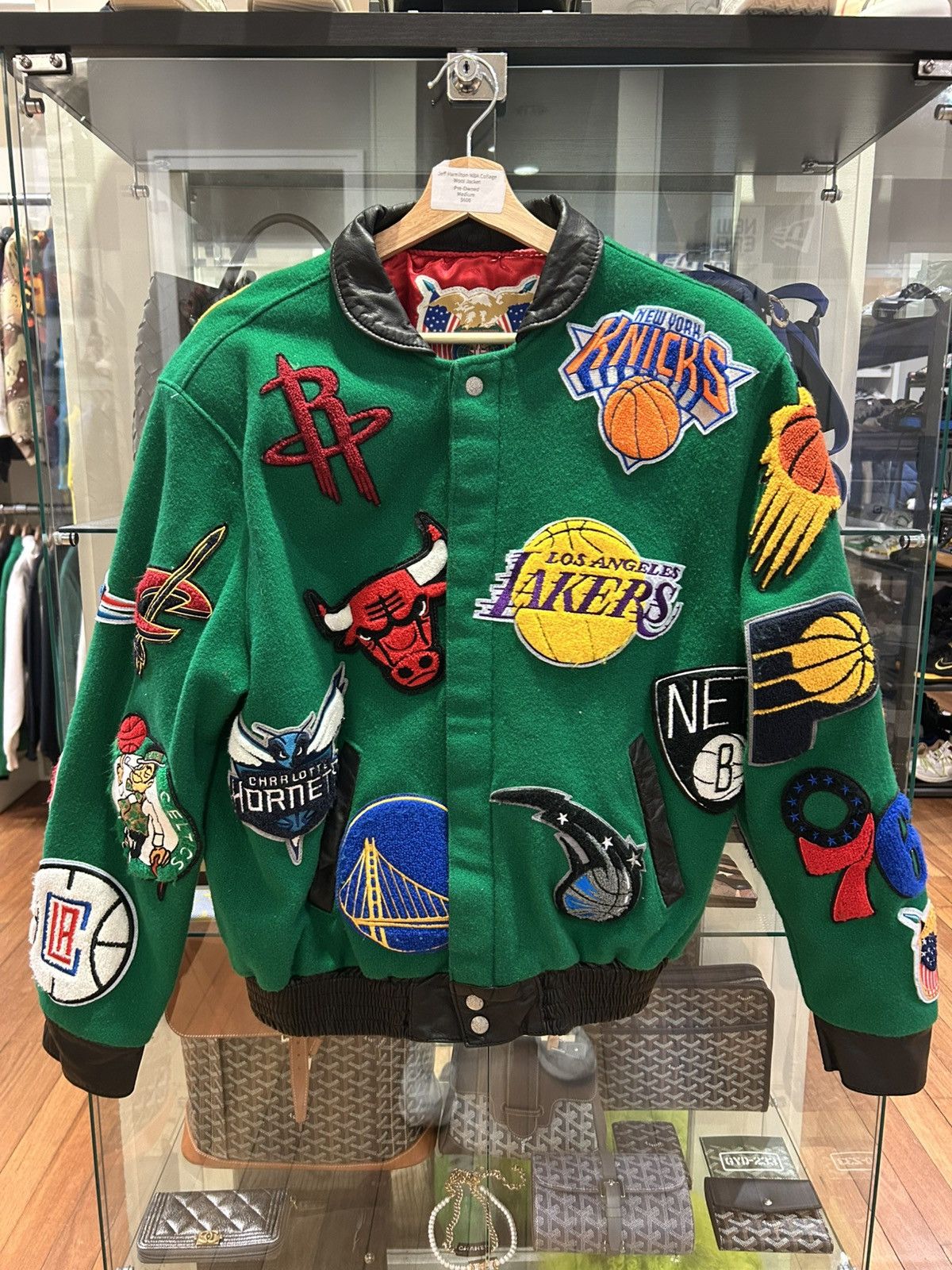 Jeff Hamilton Jeff Hamilton NBA Collage Wool Jacket Size US M / EU 48-50 / 2 - 1 Thumbnail