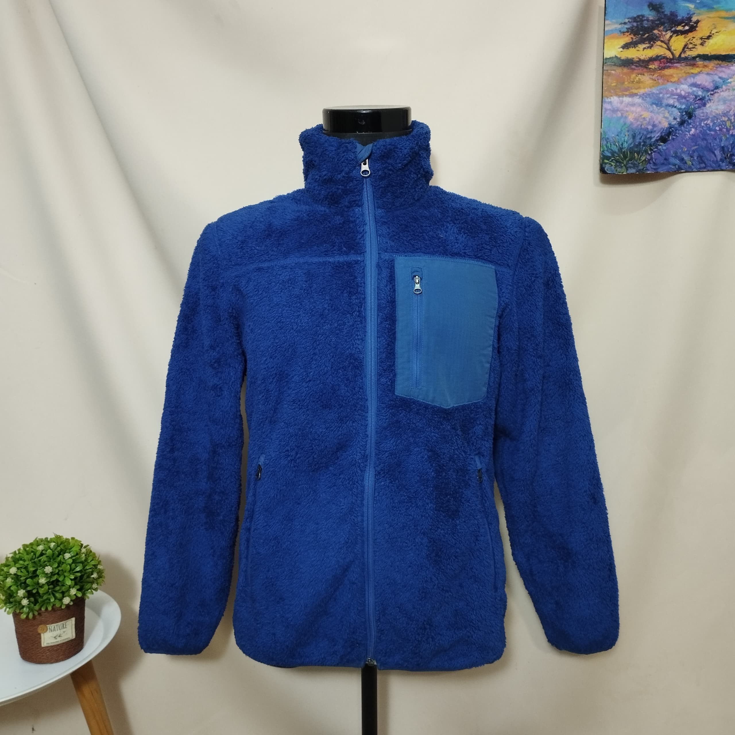 Uniqlo Steals🔥Uniqlo Fleece Jacket Royal Blue Size US M / EU 48-50 / 2 - 1 Thumbnail
