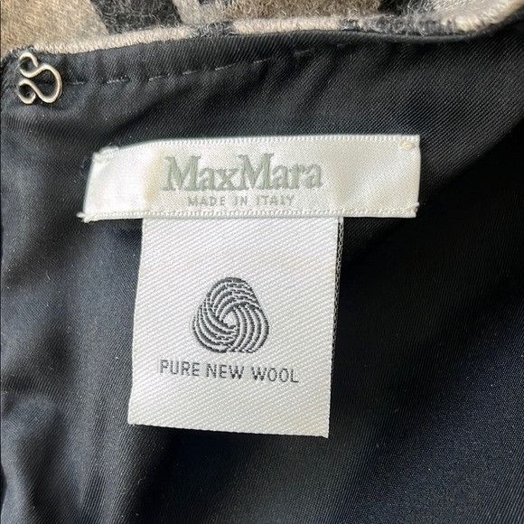 Max Mara MaxMara Dramma Leopard Jacquard Wool Dress Midi Pencil Turtl Size S / US 4 / IT 40 - 11 Thumbnail