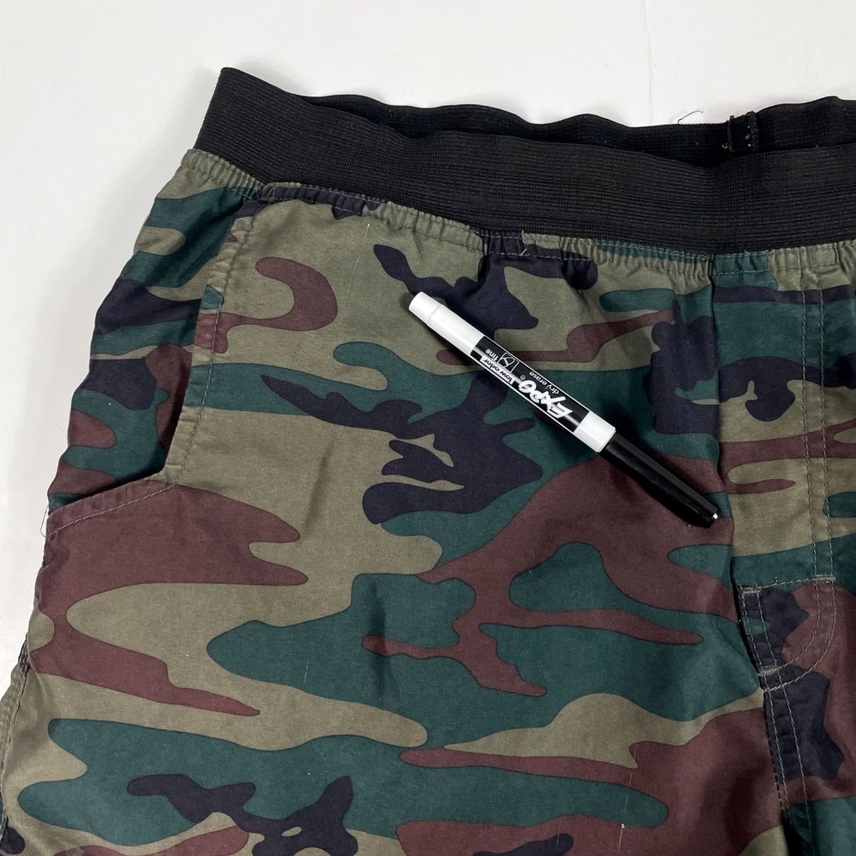 Prana prAna Shorts Mens L Green Swim Men Large Trunks Board Beach Surfing Camouflage Outdoors Size US 33 - 2 Thumbnail