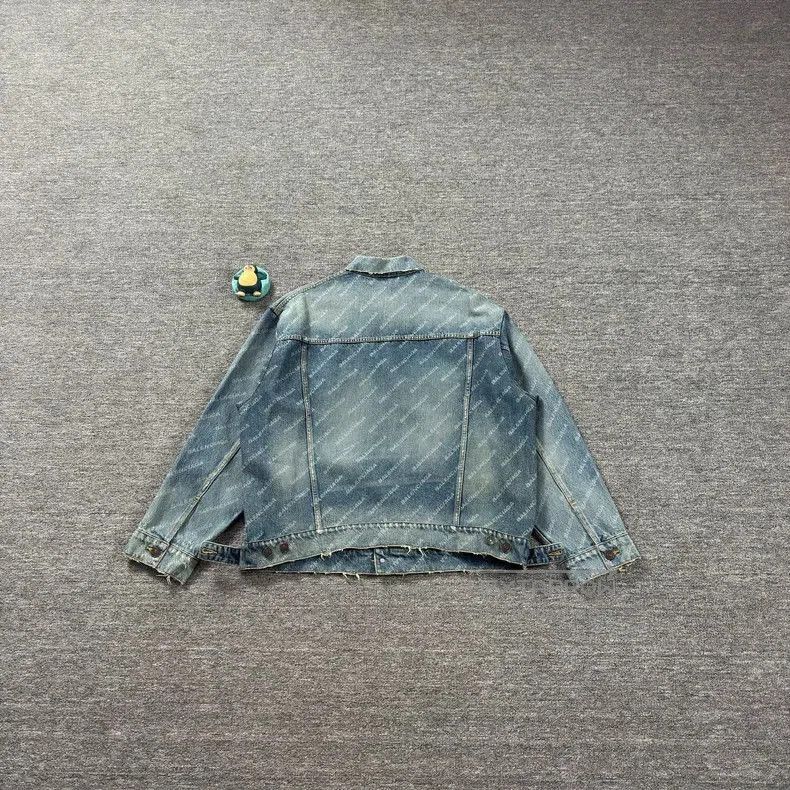 Balenciaga Balenciaga Blue Denim Jacket. Size US XS / EU 42 / 0 - 7 Thumbnail