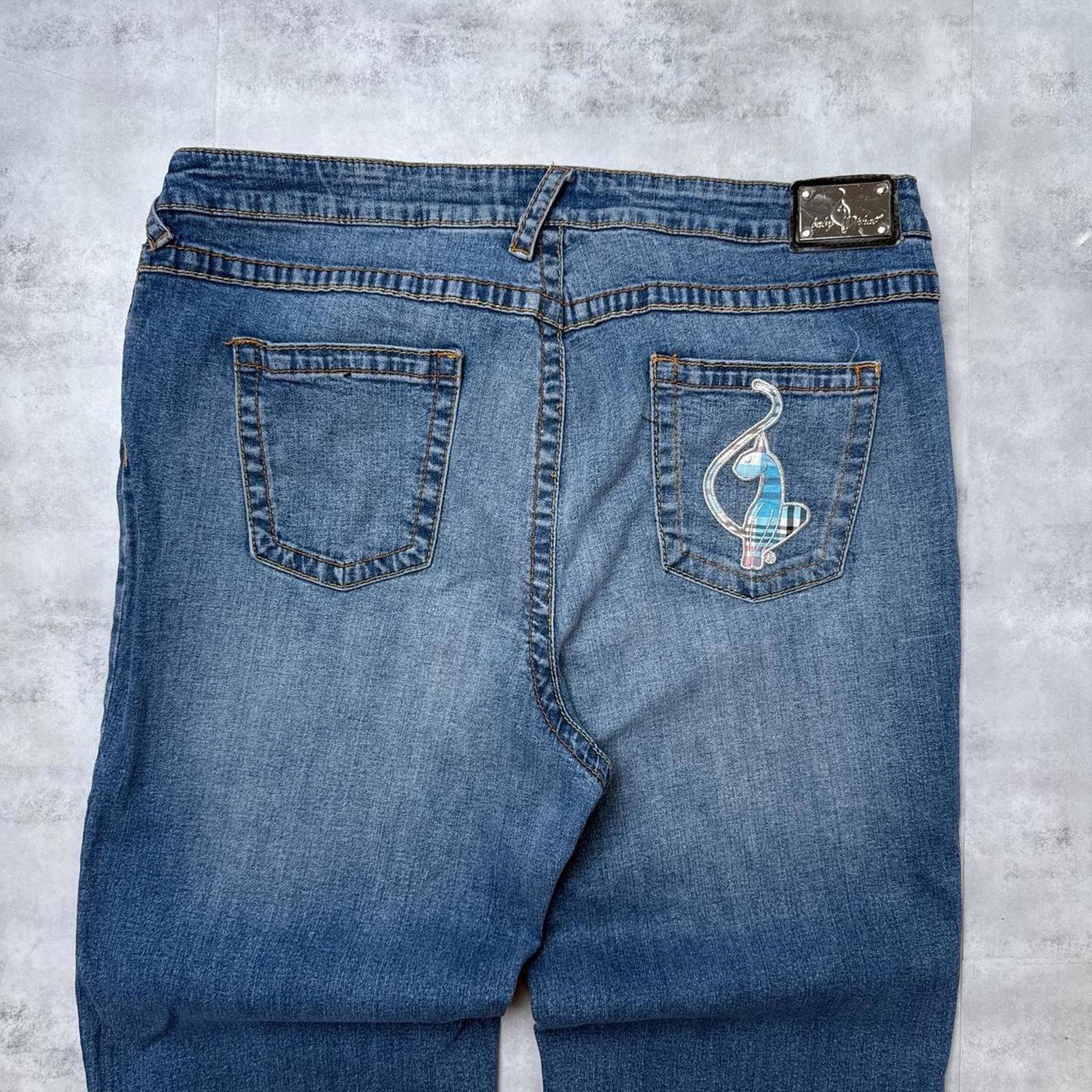 Other Y2K Baby Phat Blue denim 00s straight jeans Size 36" / US 14 / IT 50 - 2 Thumbnail