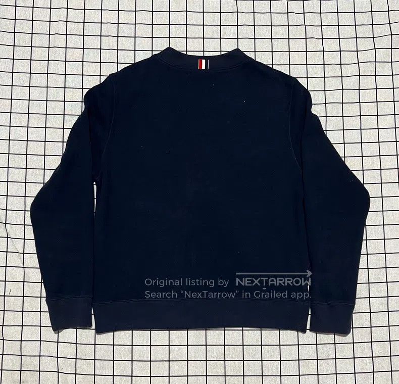 Thom Browne Thom Browne Navy blue zipper jacket Size US L / EU 52-54 / 3 - 2 Thumbnail