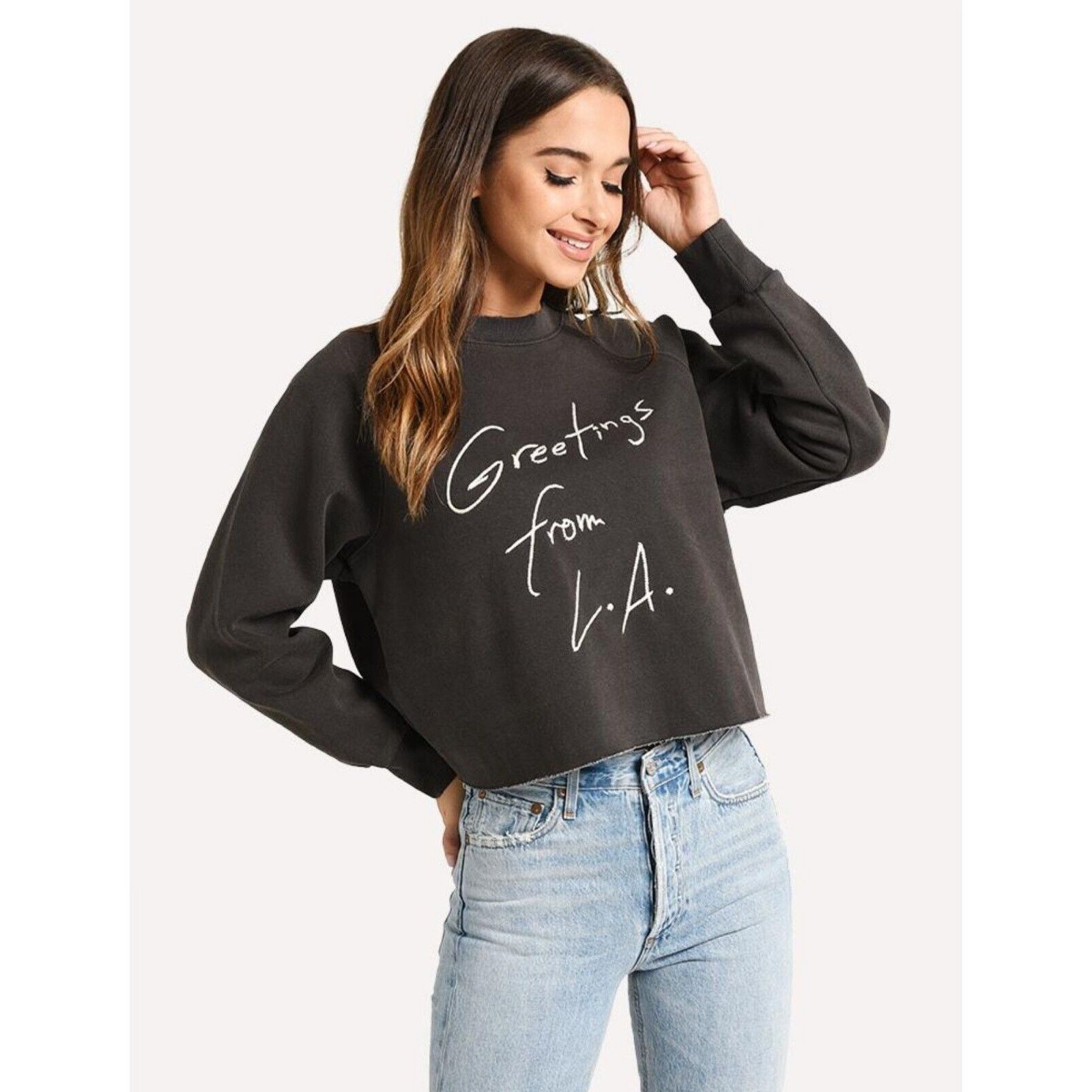 Frame Frame Old School Sweatshirt Crew Neck Graphic Gray Size L Size L / US 10 / IT 46 - 2 Thumbnail