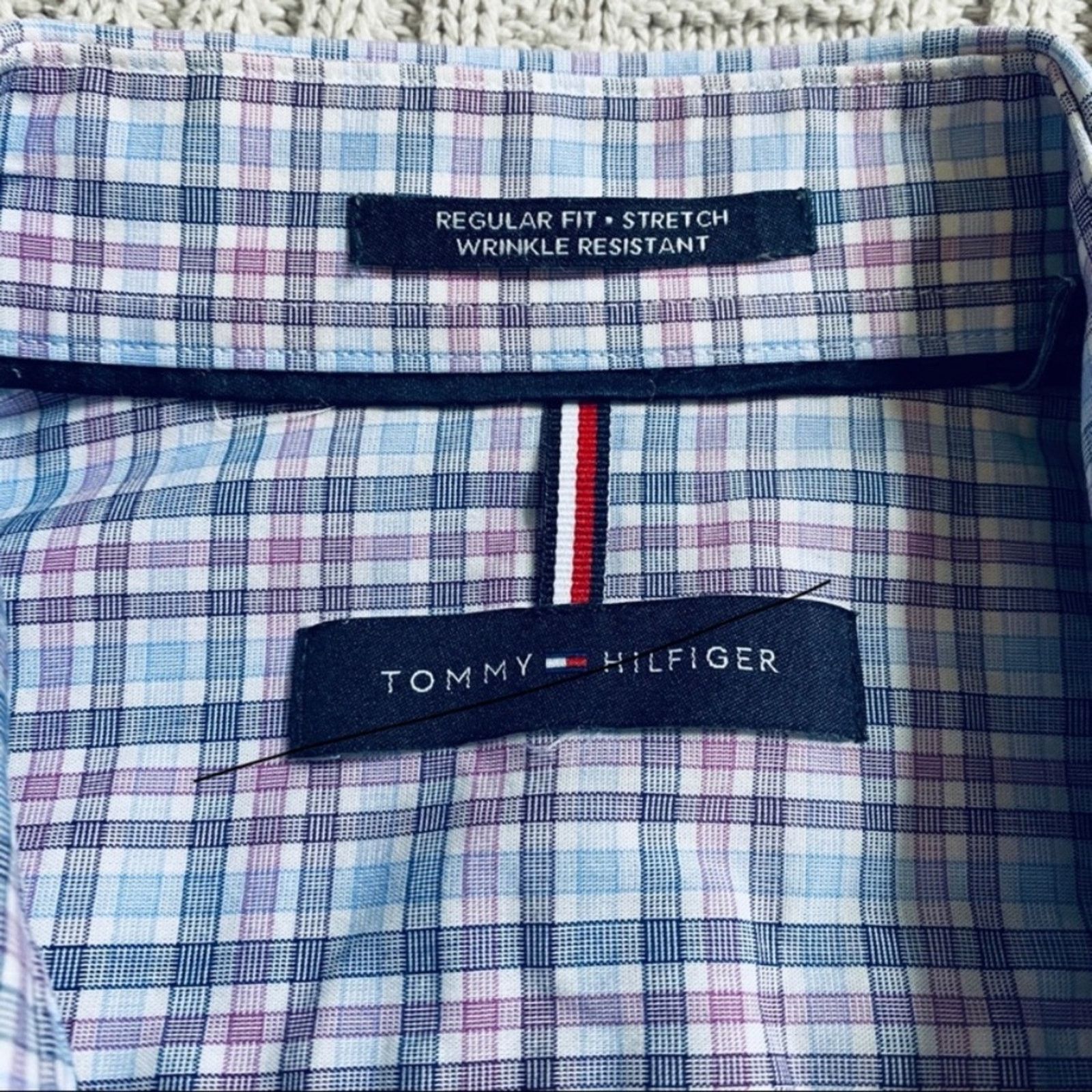Tommy Hilfiger Tommy Hilfiger purple plaid button down Size US M / EU 48-50 / 2 - 4 Thumbnail
