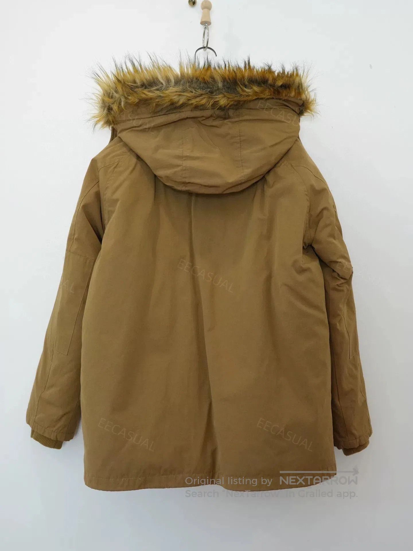 Stussy Stussy Brown Hooded Down Jacket. Size US L / EU 52-54 / 3 - 2 Thumbnail