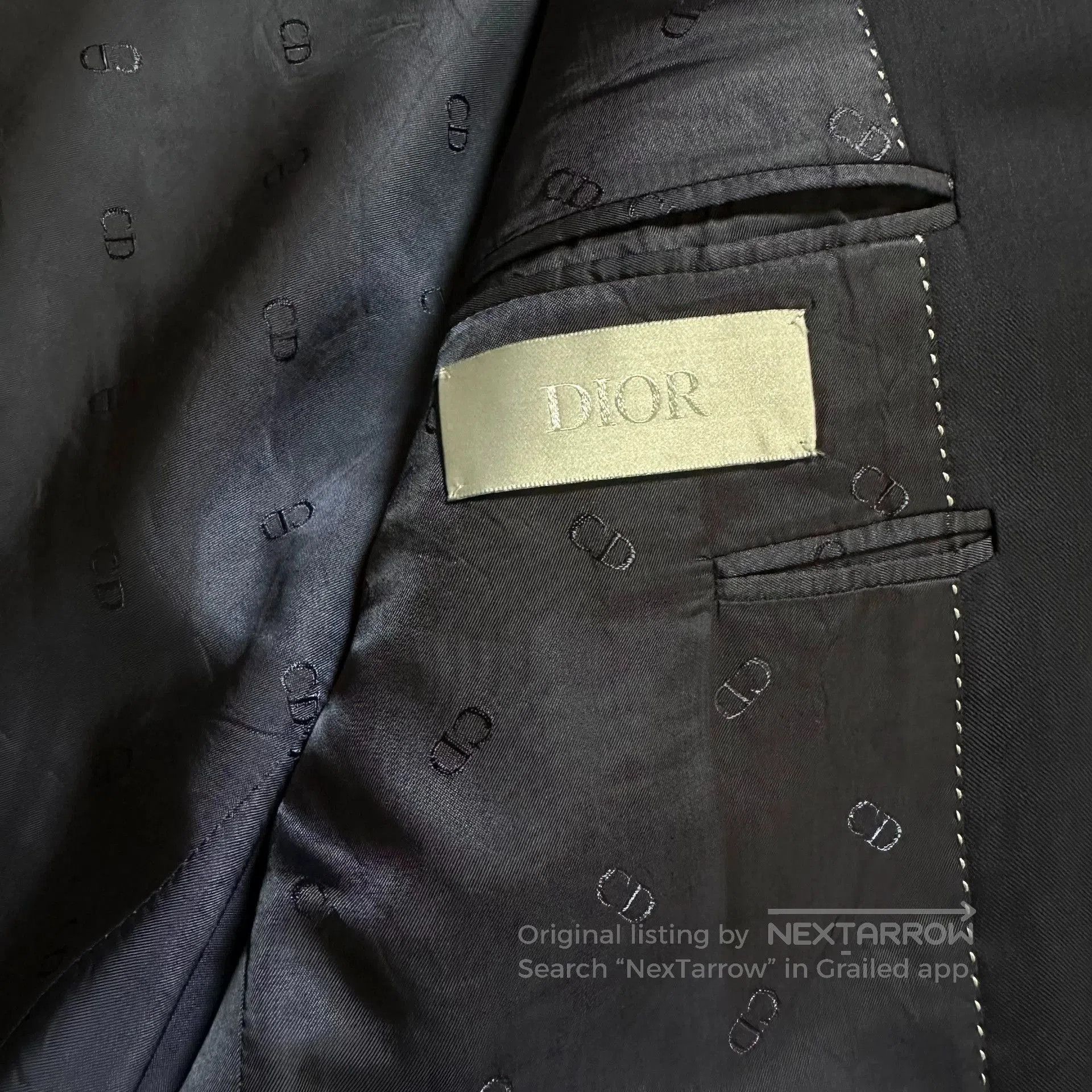 Dior Dior Navy Cashmere Suit Set. Size US L / EU 52-54 / 3 - 5 Thumbnail