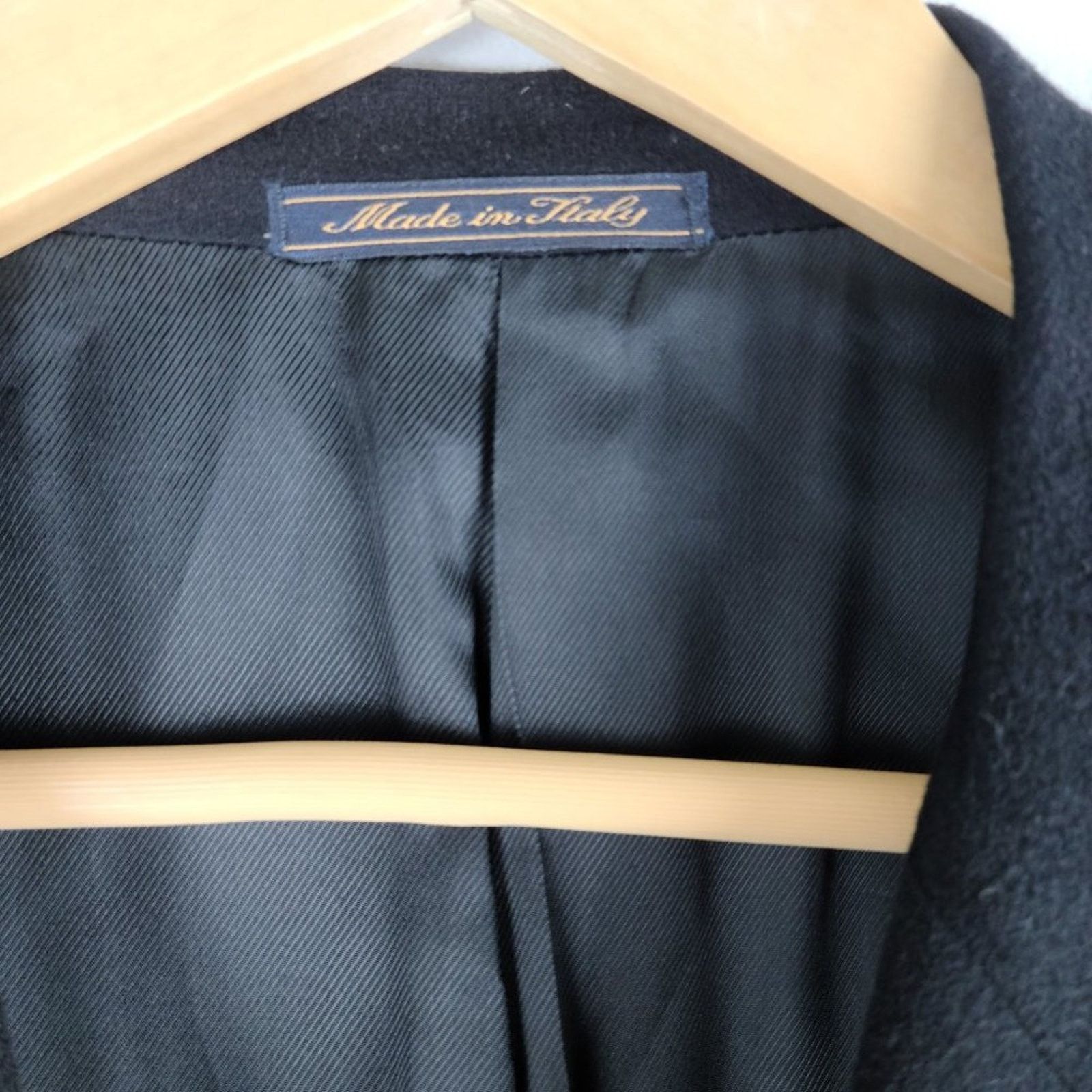 Trussini Trussini mens blazer Doeskin made in italy black lined sz46R Size 46R - 3 Thumbnail