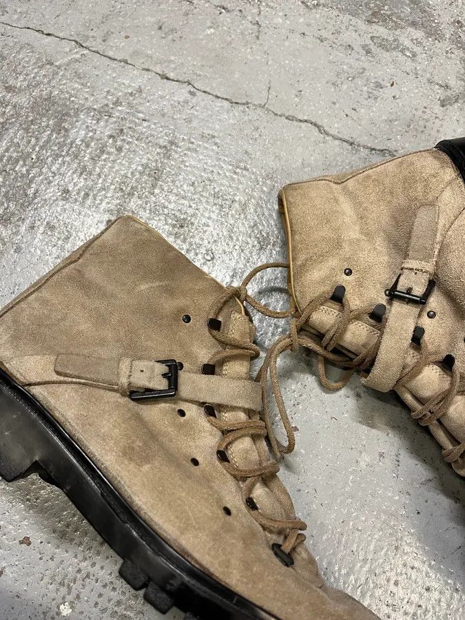 Gucci 2000s Gucci Beige Suede Hiking Boots Size US 8.5 / EU 41-42 - 8 Thumbnail