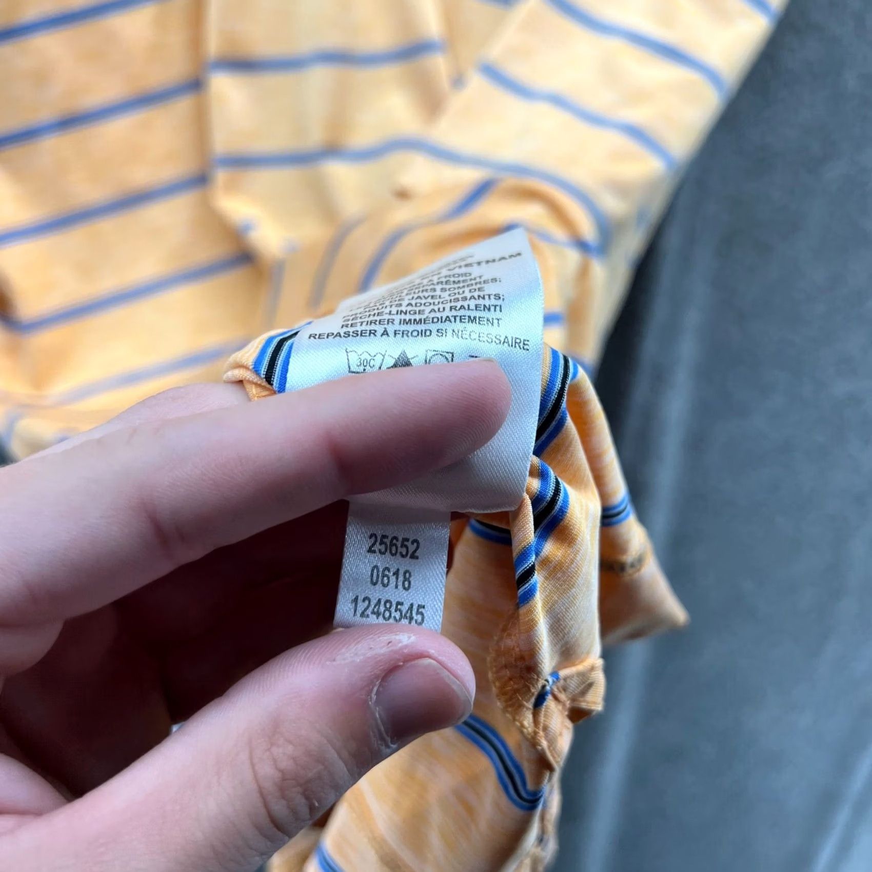 Footjoy FootJoy Polo Shirt Mens XL Yellow Blue Stripes Preppy Knit Golf Golfer Stretch Shirt Jacket? Size US XL / EU 56 / 4 - 7 Thumbnail