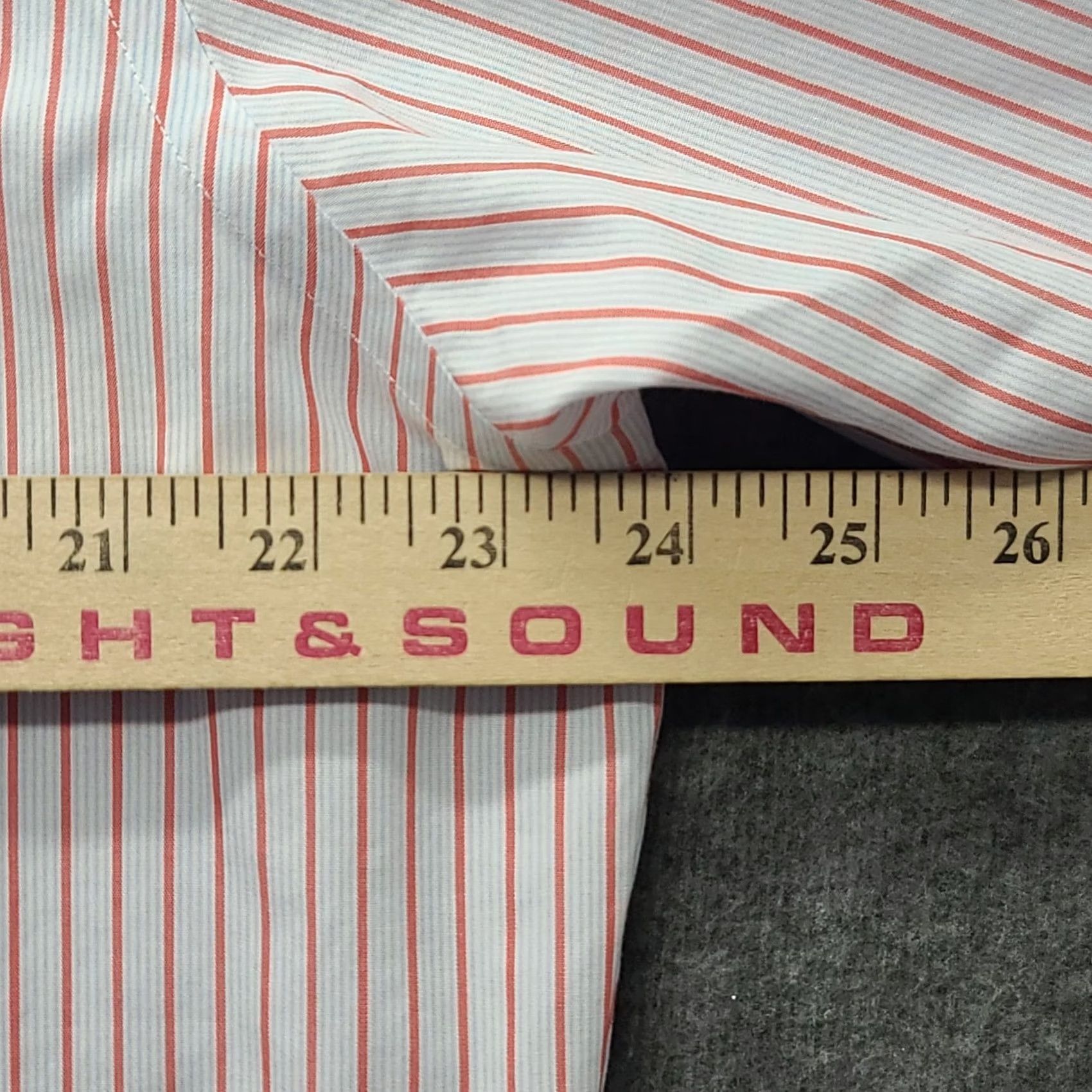 Brooks Brothers Brooks Brothers 346 Shirt Slim Fit Long Sleeve Button-Up Cotton Red Mens 17 Regular Non-Iron Size US XL / EU 56 / 4 - 3 Thumbnail