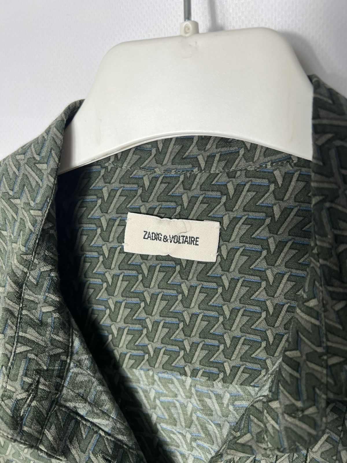Zadig & Voltaire Vintage luxury designer Zadig & Voltaire Rougi Green Dress Size M / US 6-8 / IT 42-44 - 4 Thumbnail