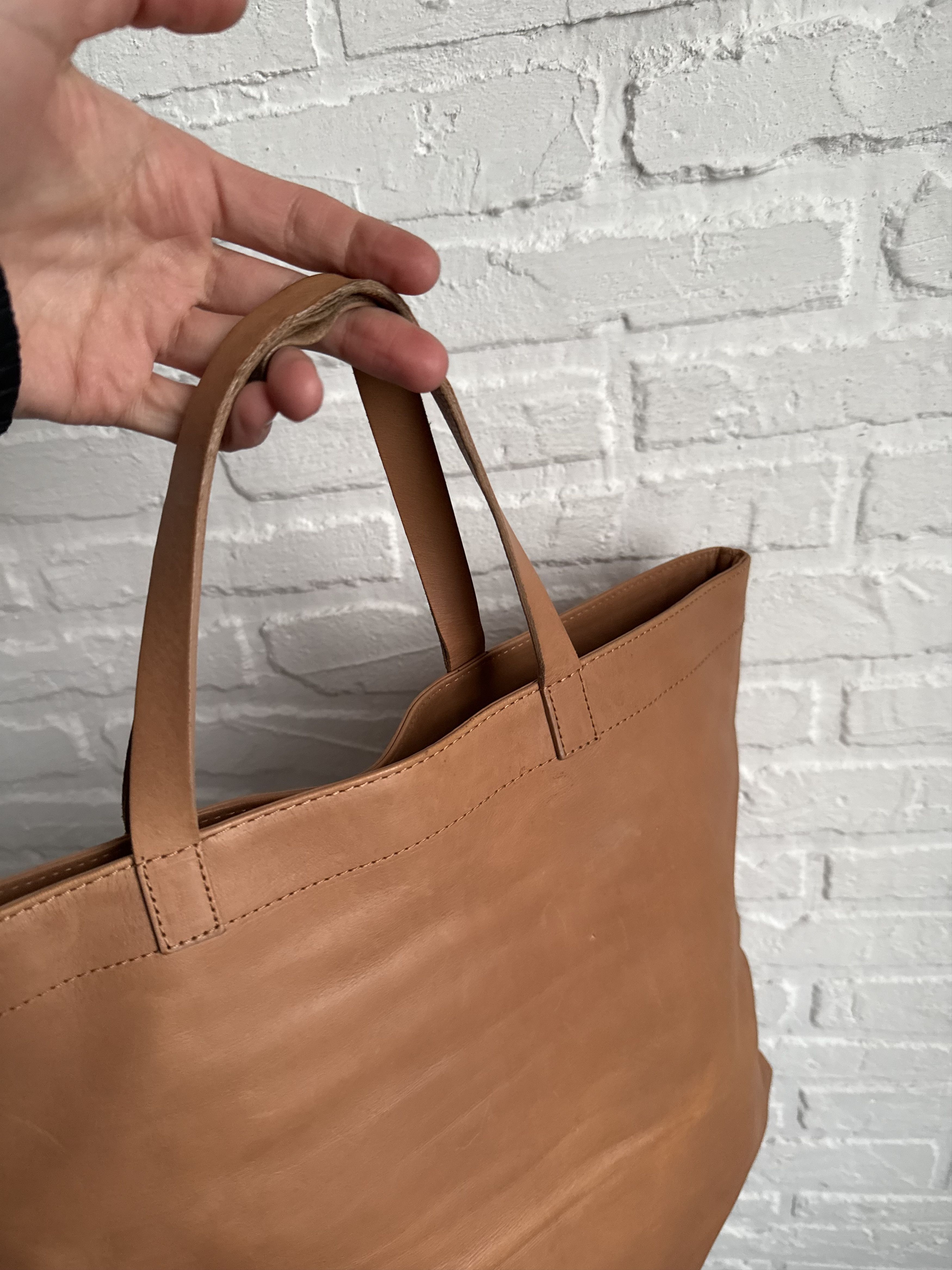 H&M × Maison Margiela Maison Martin Margiela H&M LEATHER TOTE BAG Size ONE SIZE - 12 Thumbnail