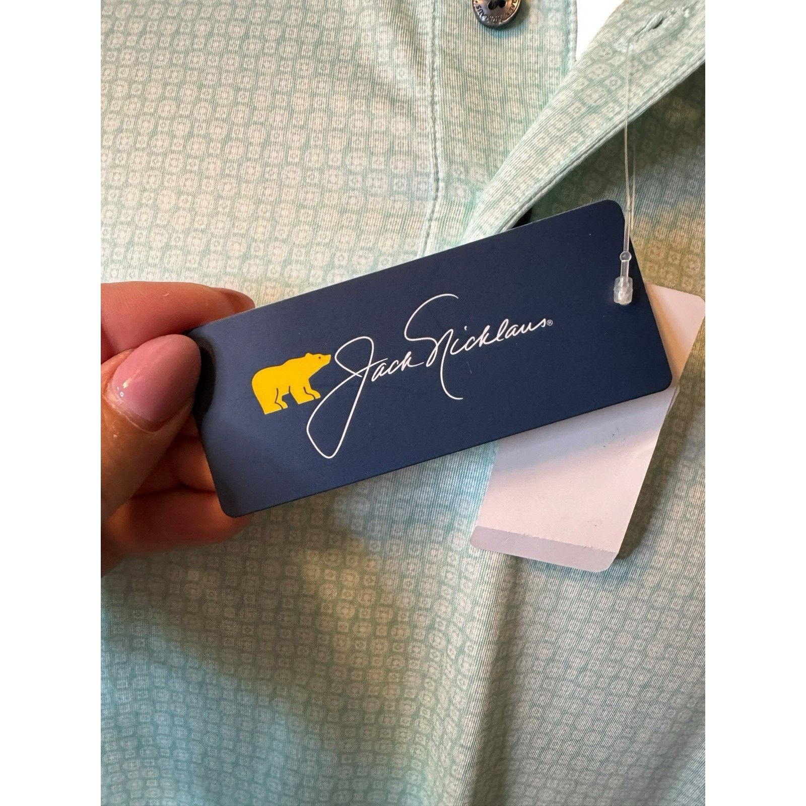 Other Jack Nicklaus NEW Aruba Blue Polo Shirt Collared Size US XL / EU 56 / 4 - 8 Thumbnail