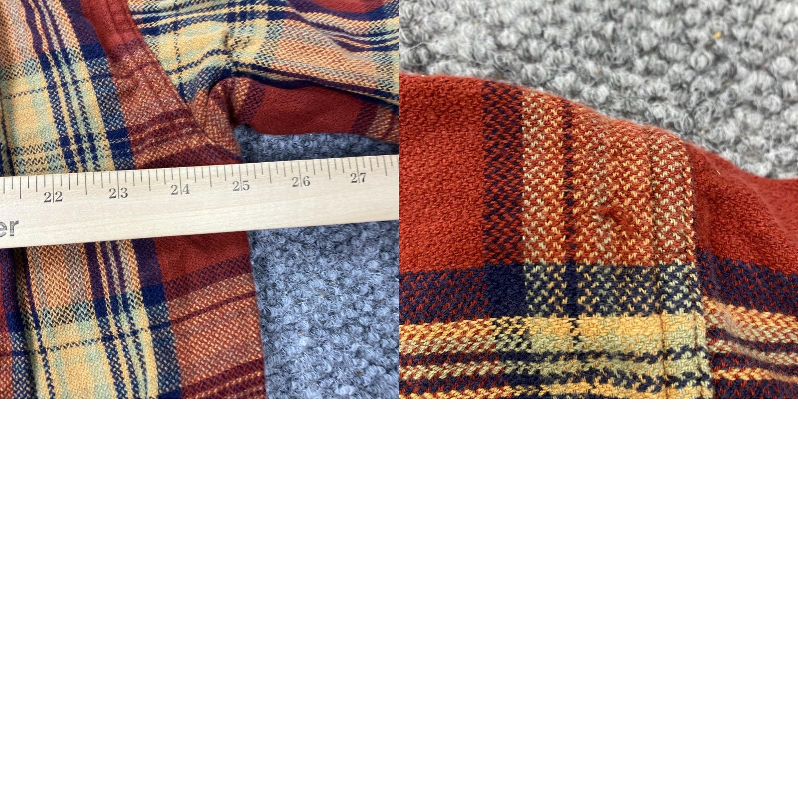 Vintage Woolrich Flannel Shirt Mens XL Orange Plaid Long Sleeve Button-Up Outdoor Size US XL / EU 56 / 4 - 8 Thumbnail