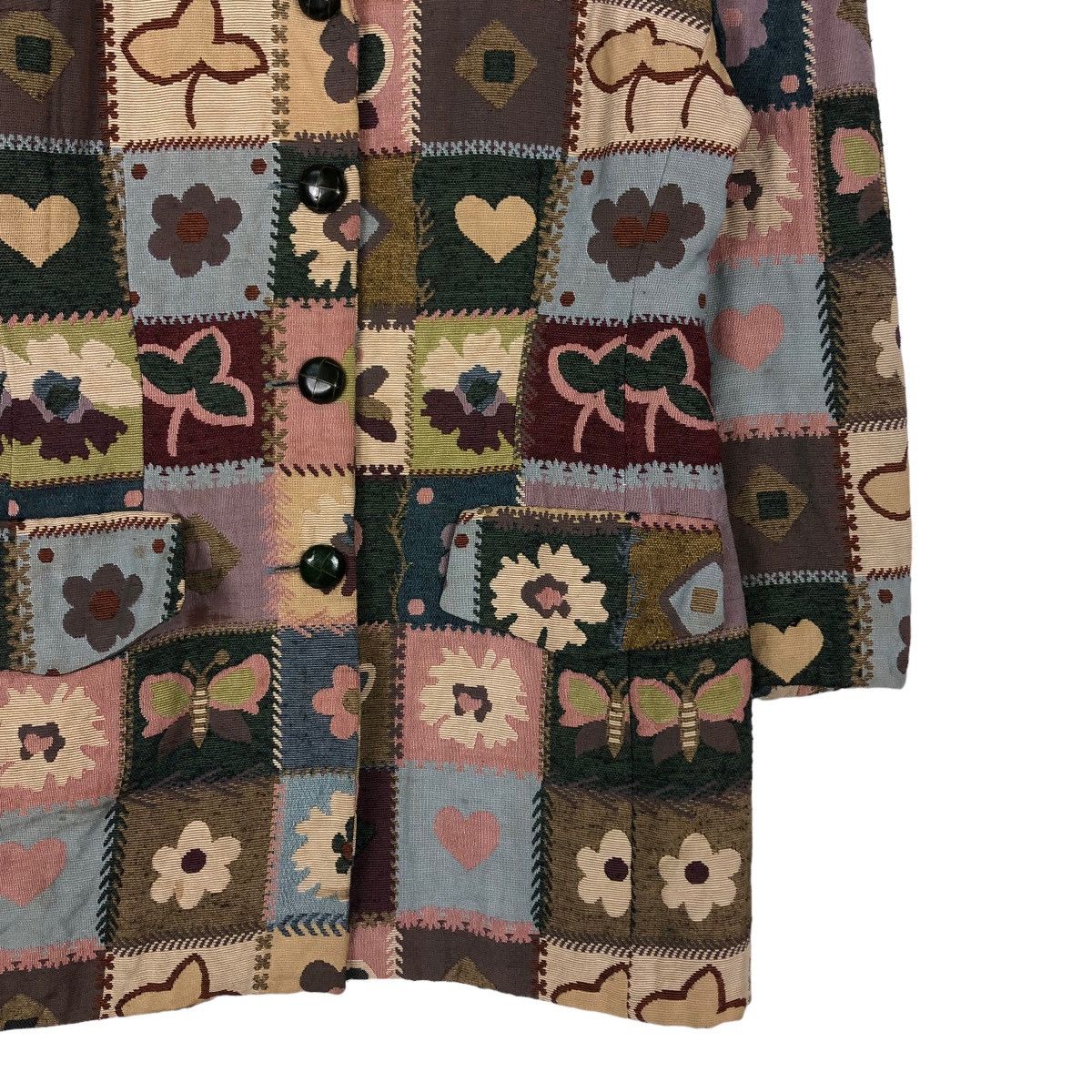 Designer 📌VINTAGE PATCHWORK DESIGN ART VALENTINA ITALY Size US S / EU 44-46 / 1 - 15 Thumbnail