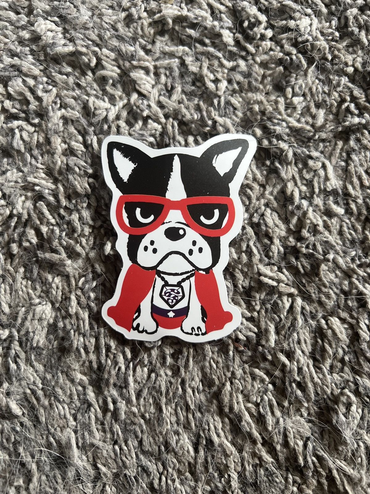 Hypebeast Boston Terrier Super Dog Sticker Size ONE SIZE - 1 Thumbnail