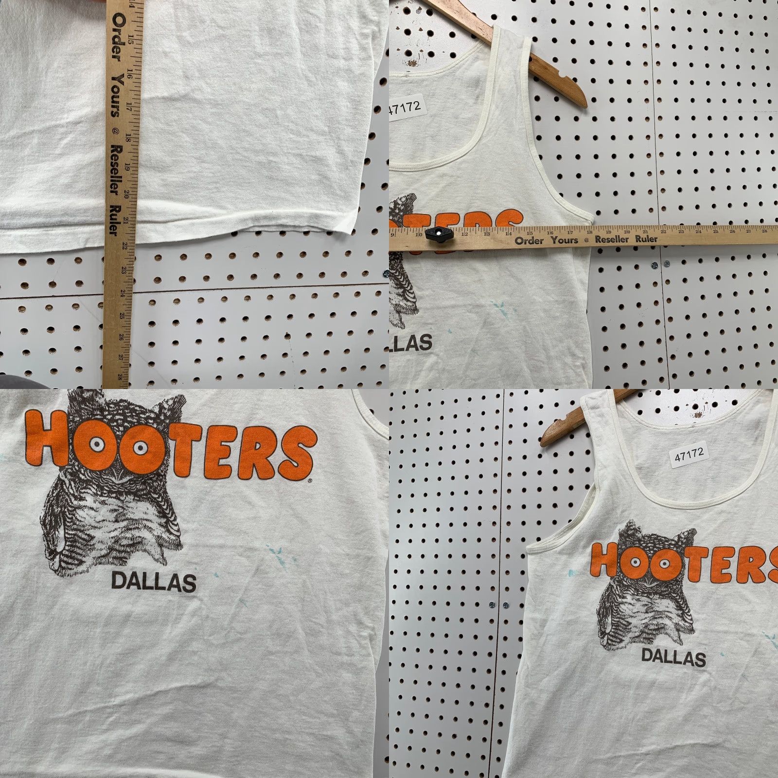 Vintage VINTAGE Hooters Tank Top Women Small 90s White Dallas Sleeveless Owl Graphic USA Tank Women's S White 90s USA Size S / US 4 / IT 40 - 8 Thumbnail