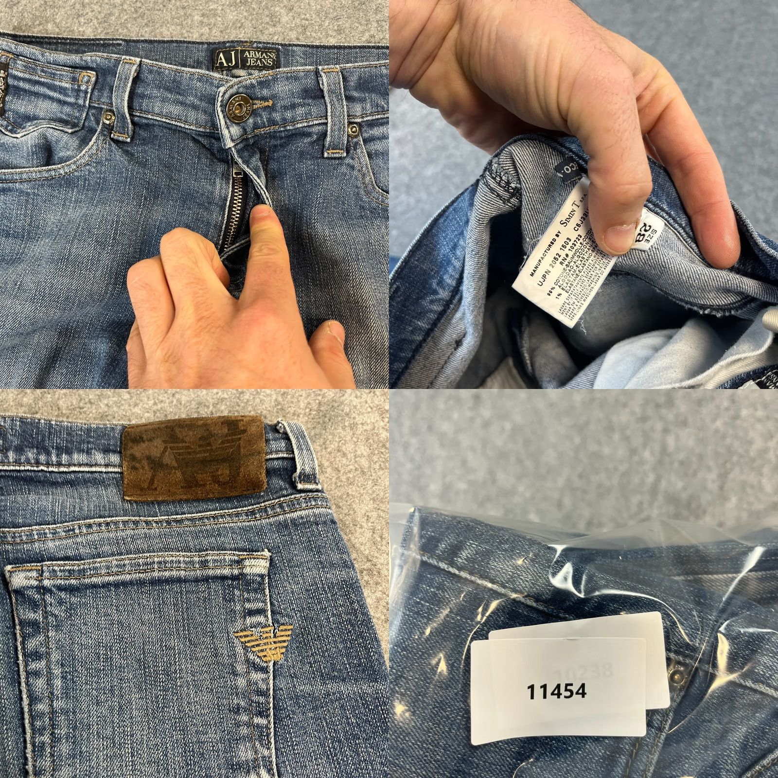 Vintage Armani Jeans Jeans Bootcut 28 Regular Mid Wash Blue 5-Pocket Denim Womens Clubwear Womens Jeans Mens? Size 28" / US 6 / IT 42 - 8 Thumbnail
