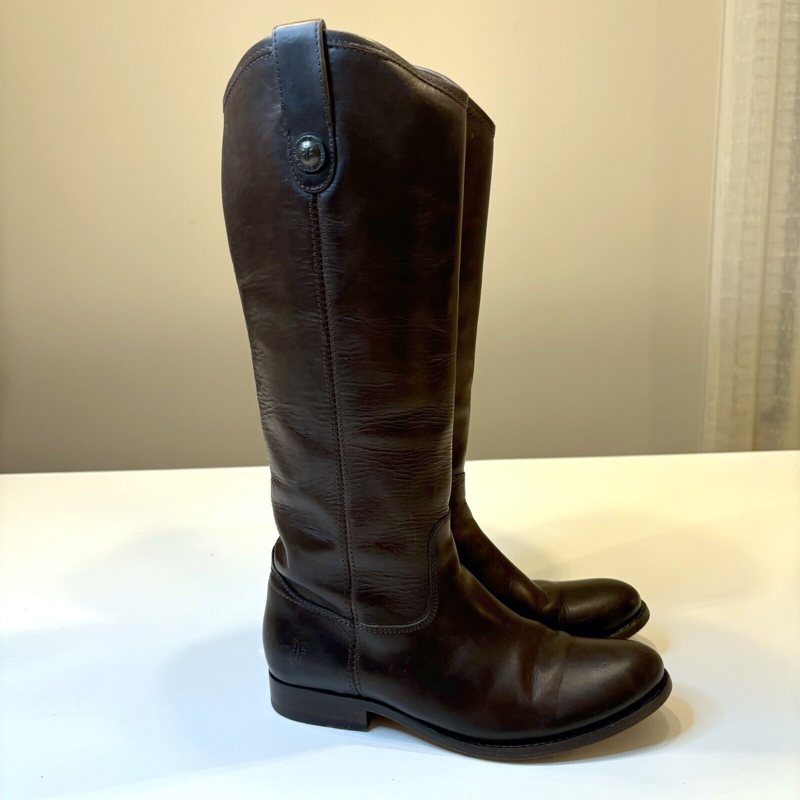 Frye Frye Women's Melissa Tall Leather Boots 77167 US Size 6.5 B Size US 6.5 / IT 36.5 - 2 Thumbnail