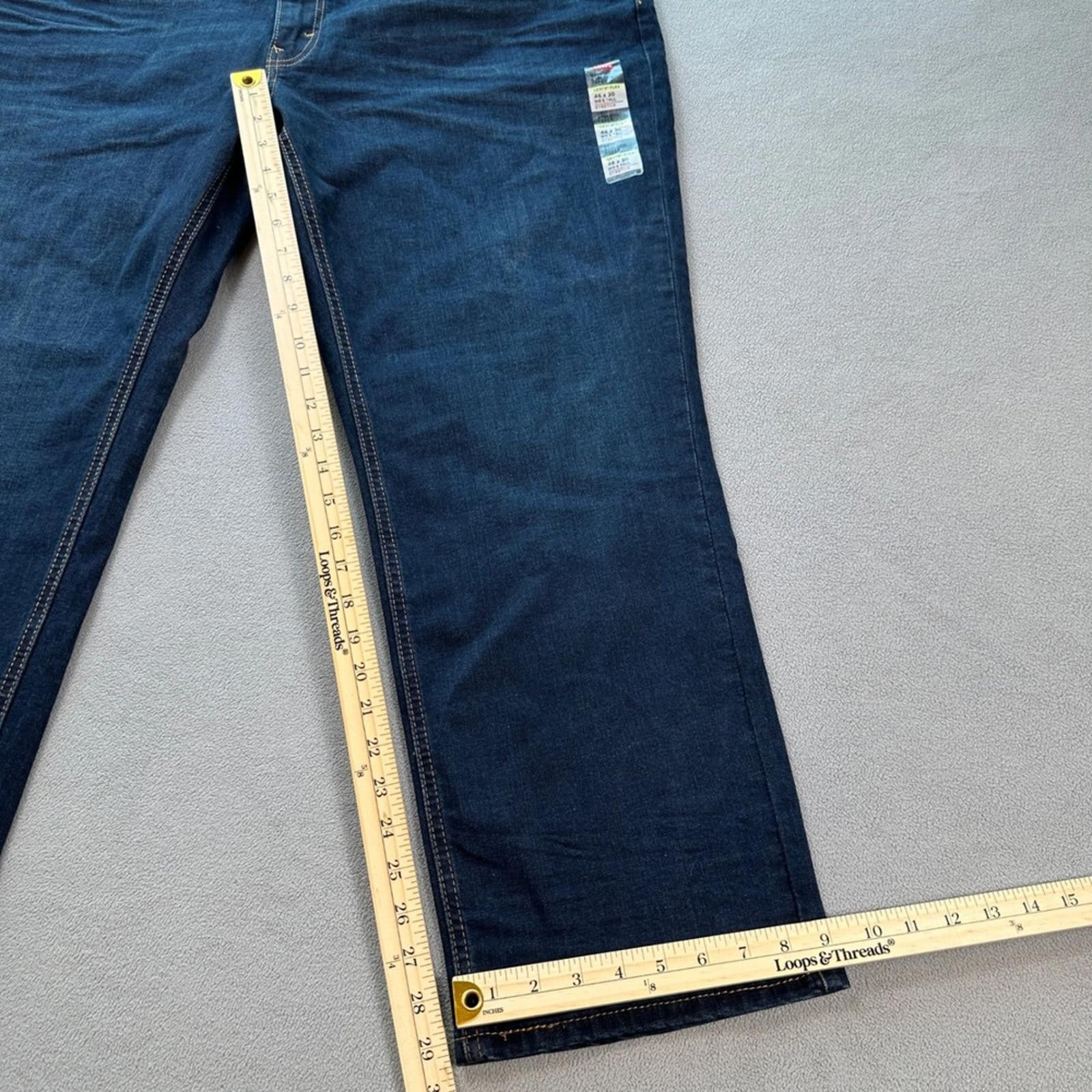 Other Levis 541 Jeans Men's 46x30 Athletic Taper Dark Wash Stretch Size US 44 / EU 60 - 4 Thumbnail