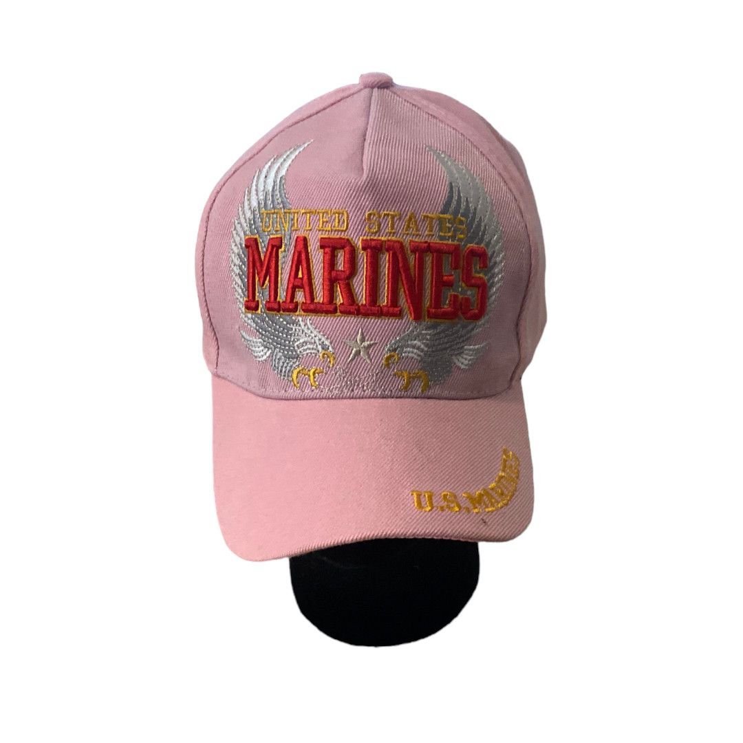 Vintage 🏁 US Marines Hat 🏁 Size ONE SIZE - 2 Thumbnail