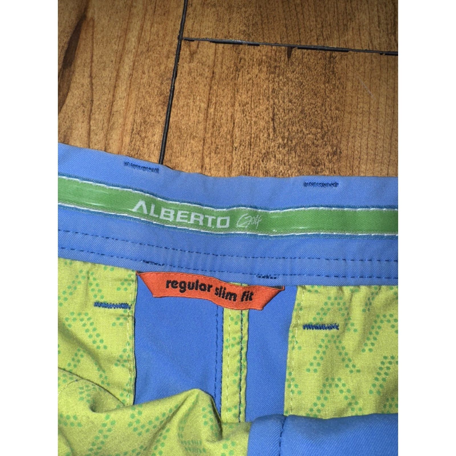 Vintage ALBERTO Men’s Golf Shorts Blue Size 36 Performance Stretch Activewear Size US 36 / EU 52 - 5 Thumbnail
