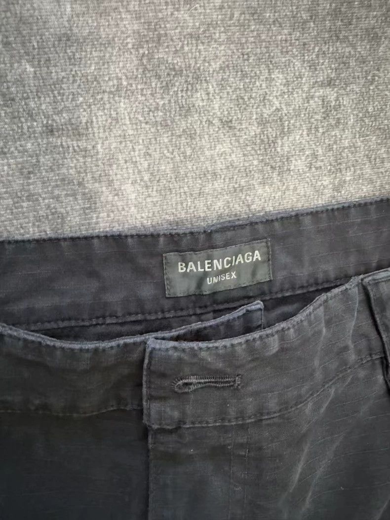 Balenciaga Balenciaga size S Work pants, splash ink to make old desig Size US 27 - 3 Thumbnail