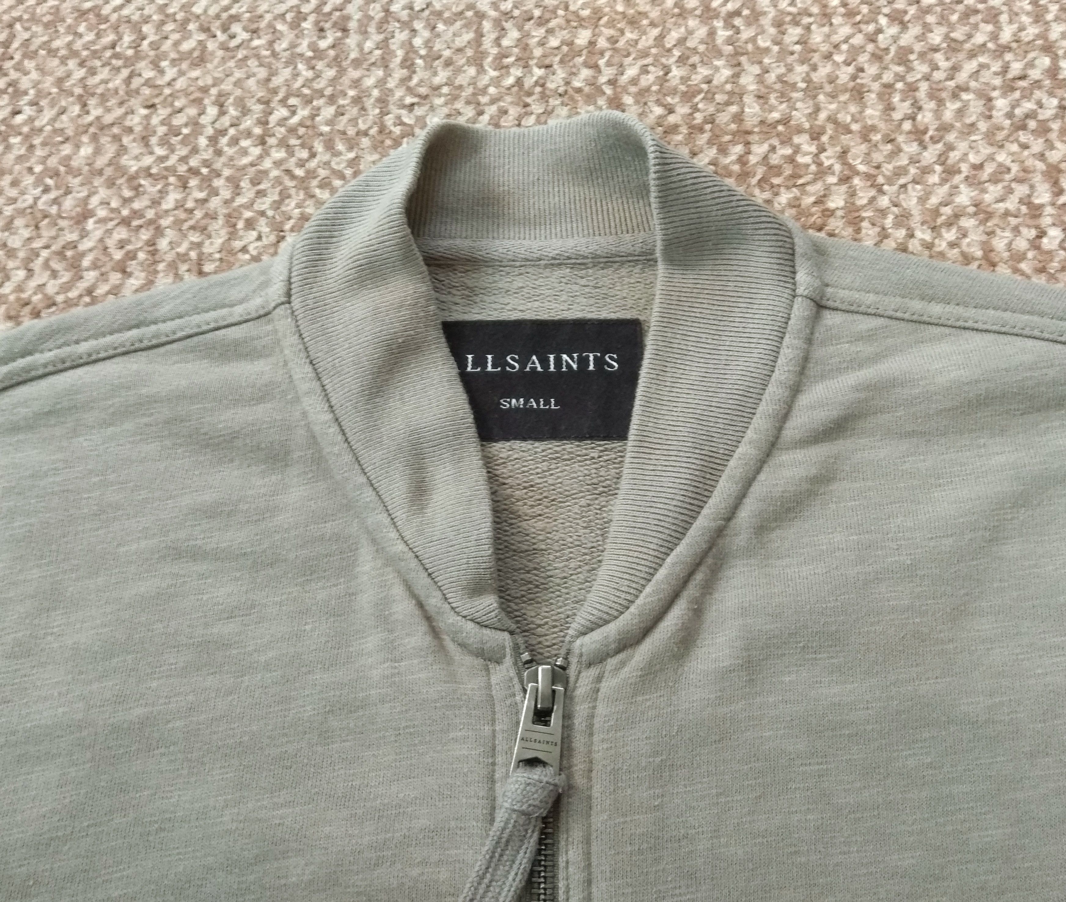 Allsaints AllSaints Oldsen Cotton Bomber Jacket Full Zip Sweatshirt Size US S / EU 44-46 / 1 - 5 Thumbnail