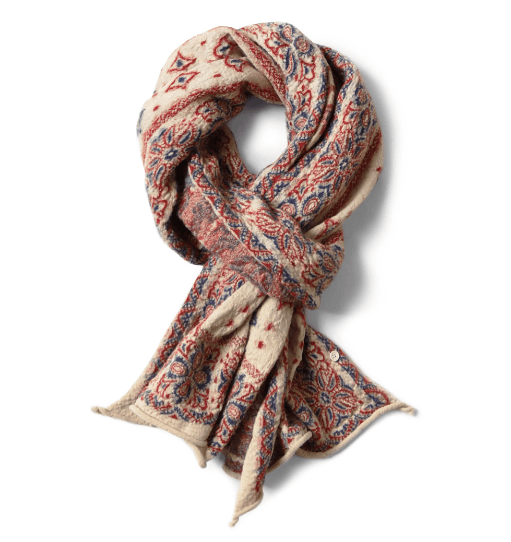 Kapital Shrinkable Wool Colorful BIG Mama Bandana Scarf Size ONE SIZE - 4 Thumbnail