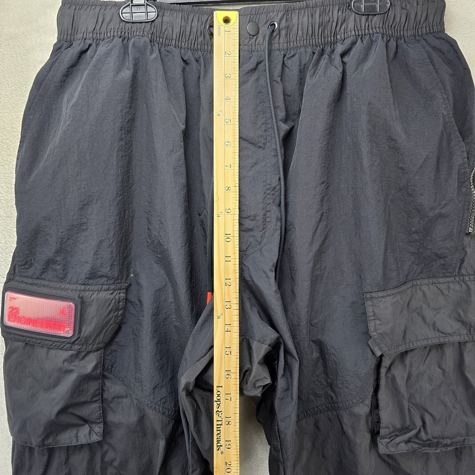 Jordan Brand Jordan 23 Engineered Cargo Pants Mens 3XL Black Nylon Jogger Size US 40 / EU 56 - 17 Thumbnail