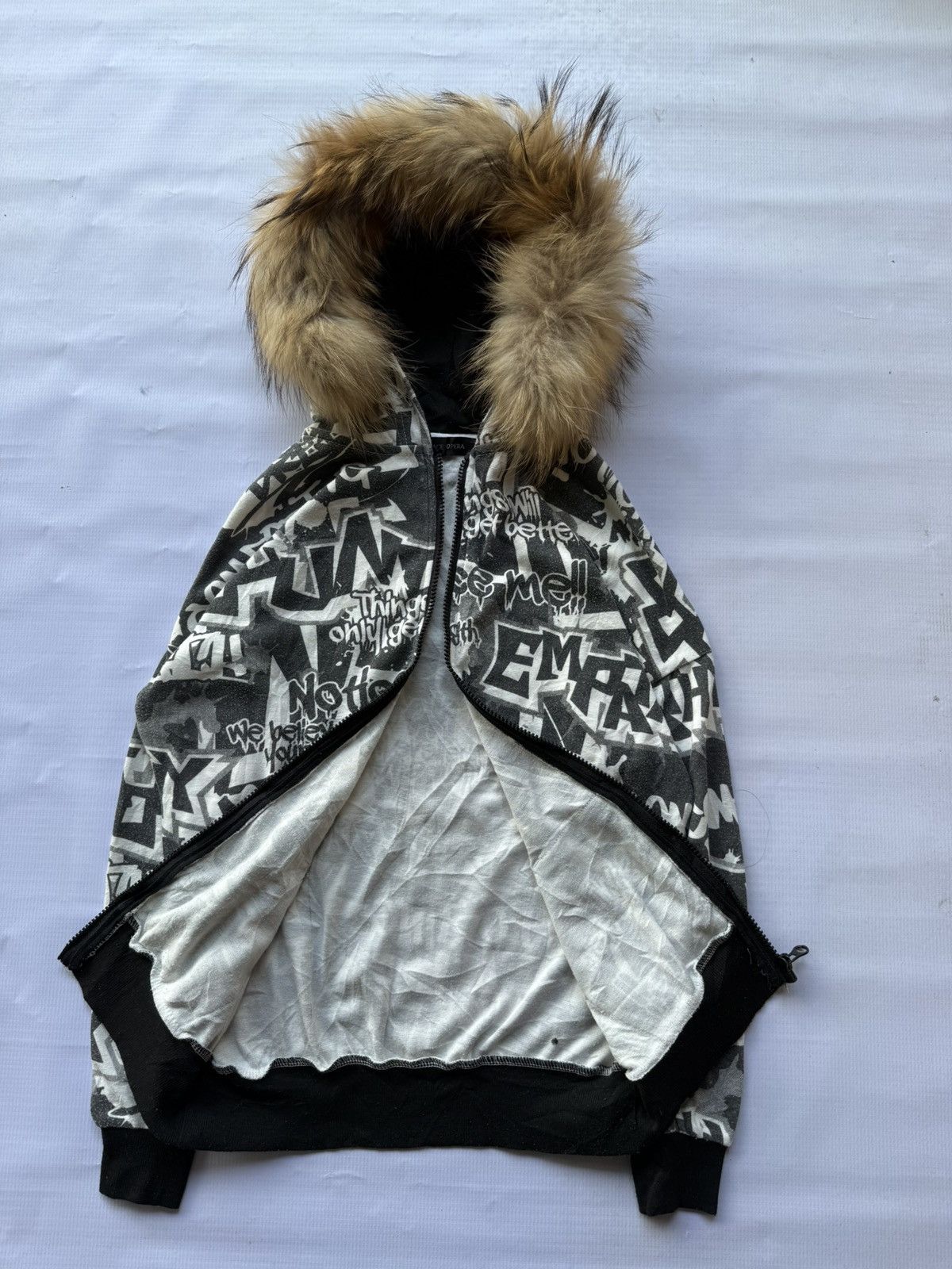 Hysteric Glamour Space opera fur hoodie printed style Ifsixwasnine lgb Size US M / EU 48-50 / 2 - 3 Thumbnail