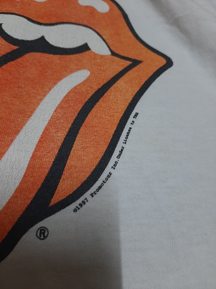 Band Tees Vintage 90s The Rolling Stones Band Limited Pieces Size US XL / EU 56 / 4 - 4 Thumbnail